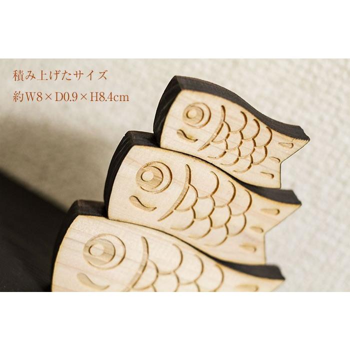 木製 こいのぼり 鯉のぼり 鯉幟 3匹セット 国産ヒノキ使用