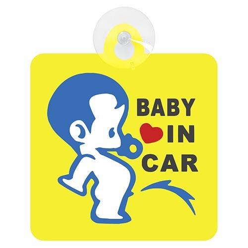 セーフティーサイン カーサイン しょんべん小僧 ションベン小僧柄 BABY