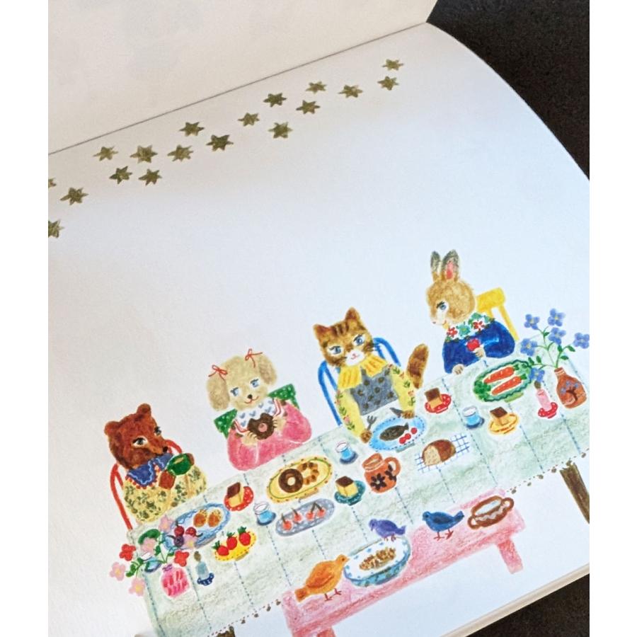 AikoFukawa布川愛子 メモ帳 ブロックメモ Little fluffy friends
