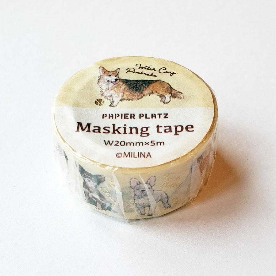 Milina マスキングテープ Love Dog ワンコ犬 37 6 雑貨ショップ Rain Drops 通販 Yahoo ショッピング