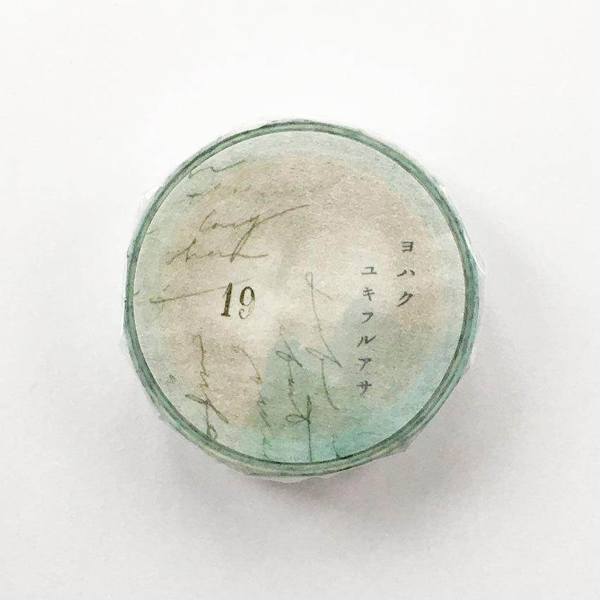 ヨハク マスキングテープ ユキフルアサ : 文具雑貨ショップ RAIN DROPS
