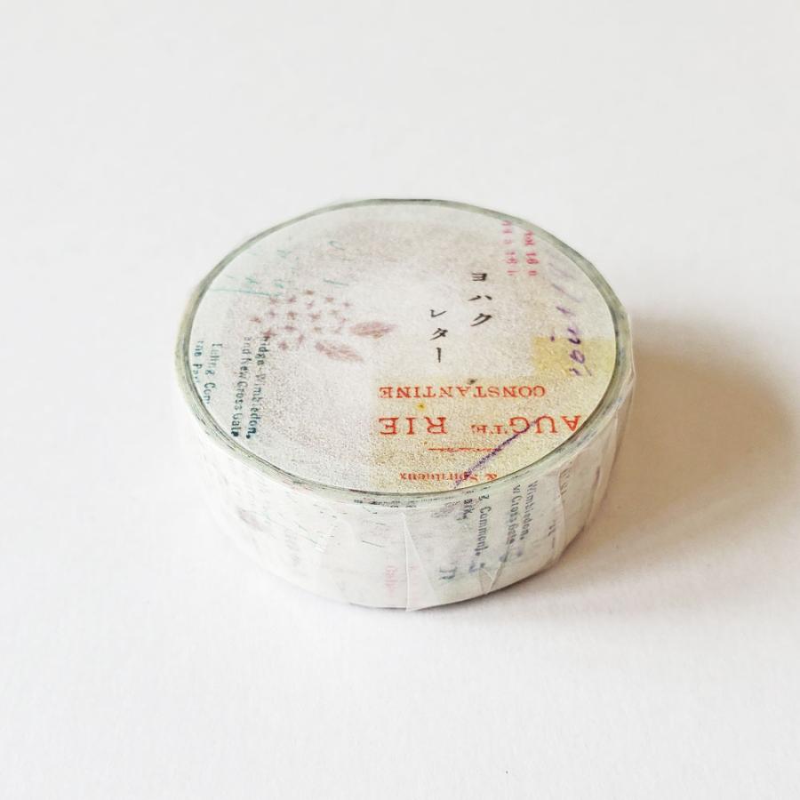 ヨハク マスキングテープ レター : 文具雑貨ショップ RAIN DROPS
