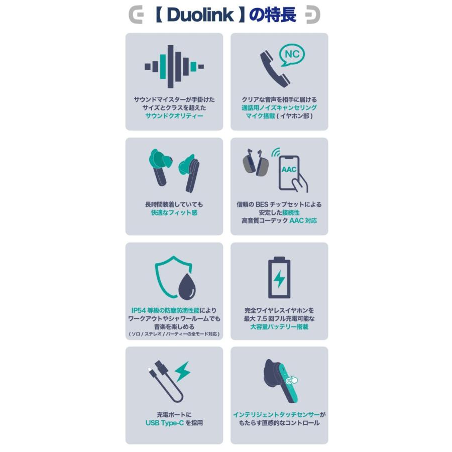 ［特価アウトレット品！］MPOW Duolink SPEAKERBUDS スピーカー/イヤホン 一体型 ワイヤレス ホワイト｜zakka-sotoasobi｜04