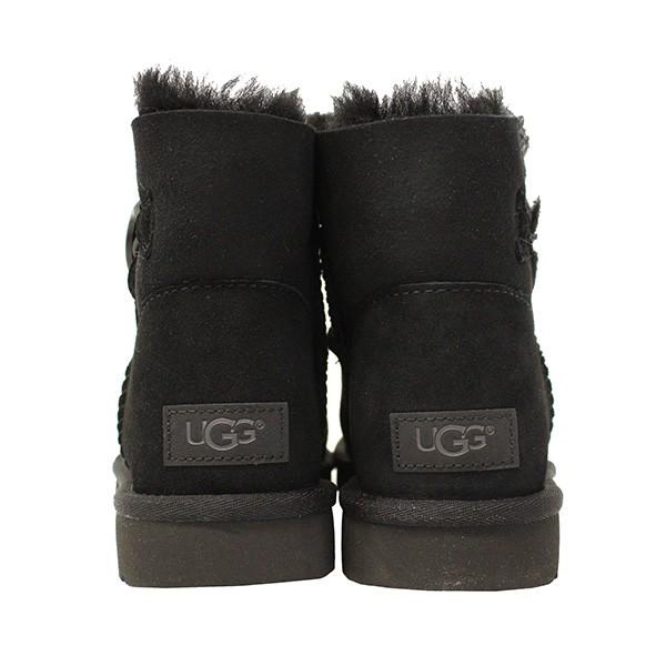 UGG アグ　ミニベイリーボタン2 ムートンブーツ　ショートブーツ　黒 楽天市場】＼店内、新春SALE開催中／ アグ UGG ムートン ブーツ ミニ