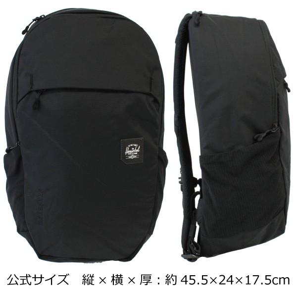 Herschel Supply “Mammoth” Large Backpack in Black, Size 18L Herschel Supply（ハーシェルサプライ） 並行輸入品 ハーシェル  main image 2