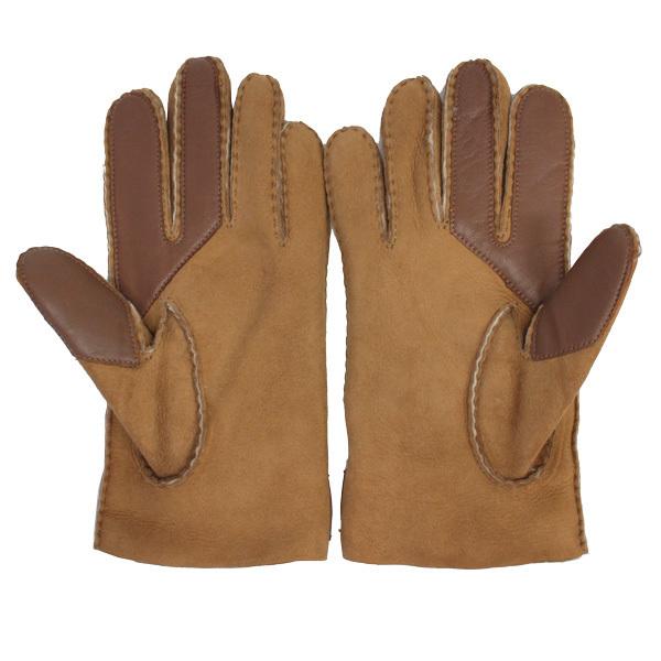 UGG 手袋 アグ キャメル UGG（アグ） 並行輸入品 SHEEPSKIN SIDE TAB TECH GLOVE シープスキン