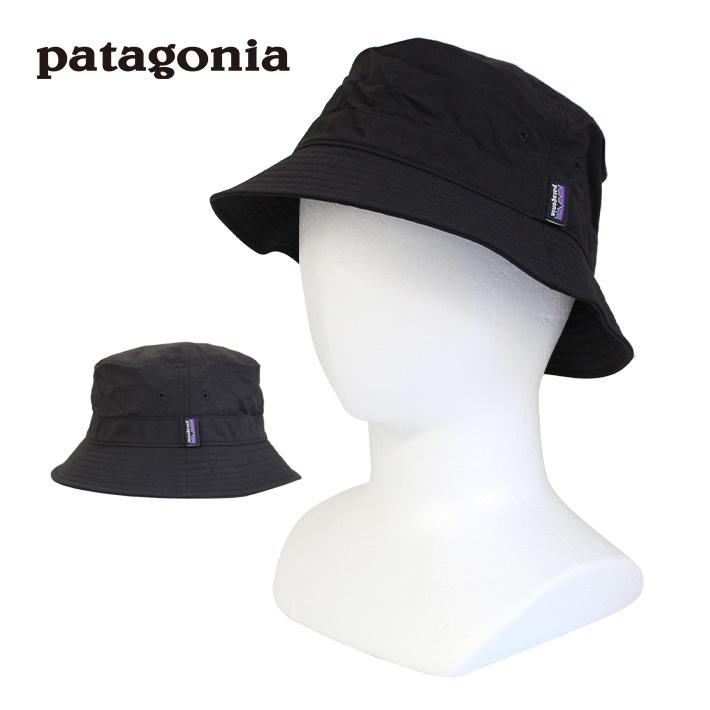 L/XL patagonia ウェーブフェアラー バケツハット ブラック patagonia（パタゴニア） 並行輸入品 WAVEFARER BUCKET HAT ウェーブ