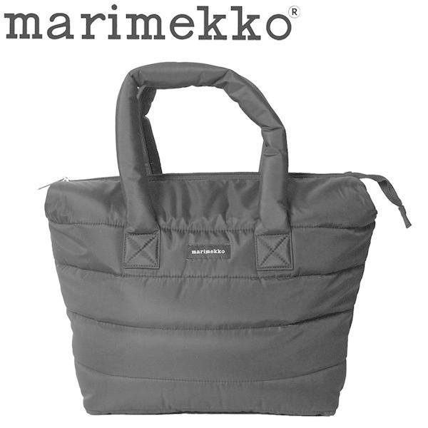 マリメッコ marimekko MILLA ミラ キルティング トートバッグ 黒 マリメッコ キルティングトートバッグ／MILLA | ライトアップ