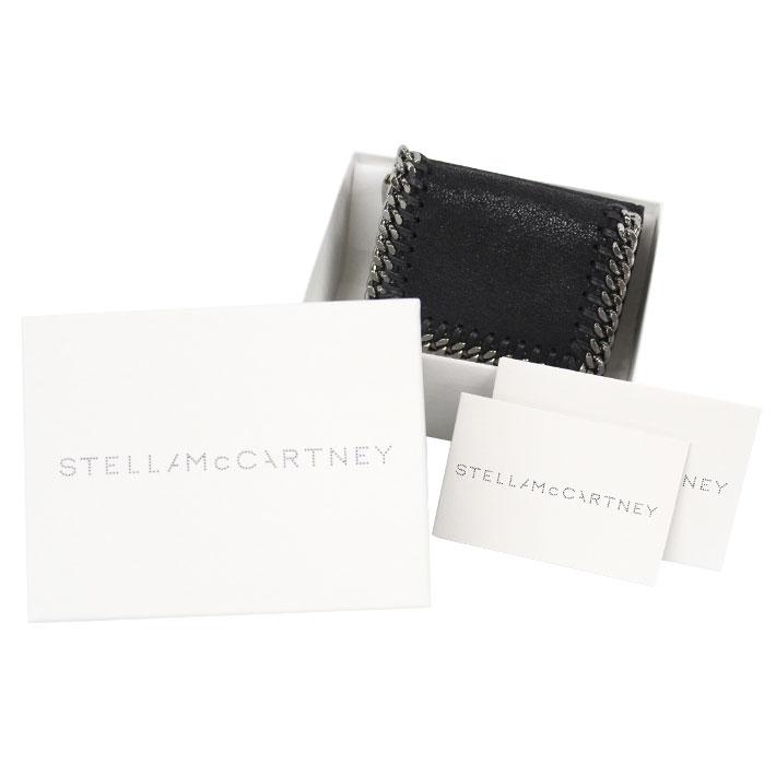 STELLA McCARTNEY ステラ・マッカートニー FALABELLA WALLET ファラベラ ウォレット 財布 折りたたみ 三つ折り ブラック メンズ レディース 521371 W9132 父の日｜zakka-tokia｜09