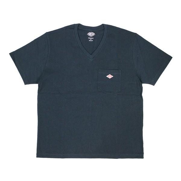 DANTON ダントン V-NECK POCKET T-SHIRT Vネック ポケット Tシャツ トップス メンズ レディース JD-9088