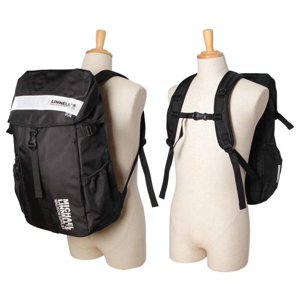 【未使用】MICHAEL LINNELL ボストンリュック ブラックホワイト MICHAEL LINNELL マイケルリンネル Boston Ruck ボストン