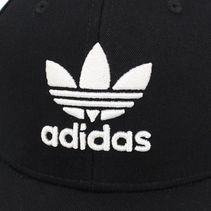 adidas Originals アディダス オリジナルス トレフォイル ベースボールキャップ 帽子 デイリーキャップ CAP EC3603 メンズ レディース ブラック 黒 母の日｜zakka-tokia｜07