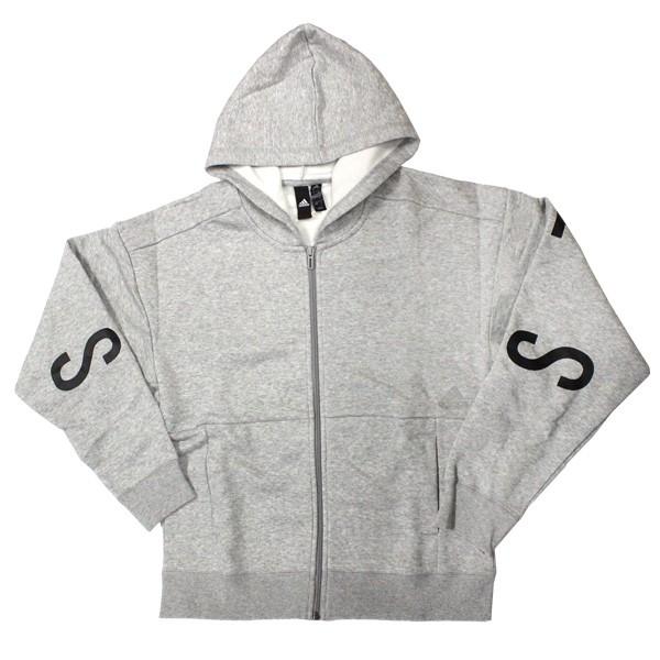 adidas（アディダス） BIG WARDING SWEAT FULL ZIP PARKA 裏起毛 