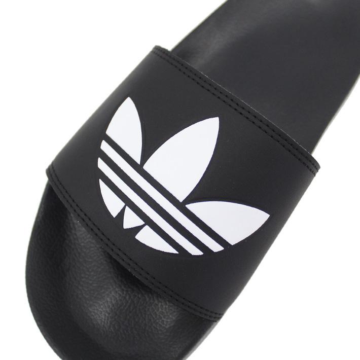 adidas Originals アディダスオリジナルス ADILETTE LITE SLIDES アディレッタ ライト サンダル シャワサン メンズ レディース ブラック FU8298 父の日｜zakka-tokia｜07