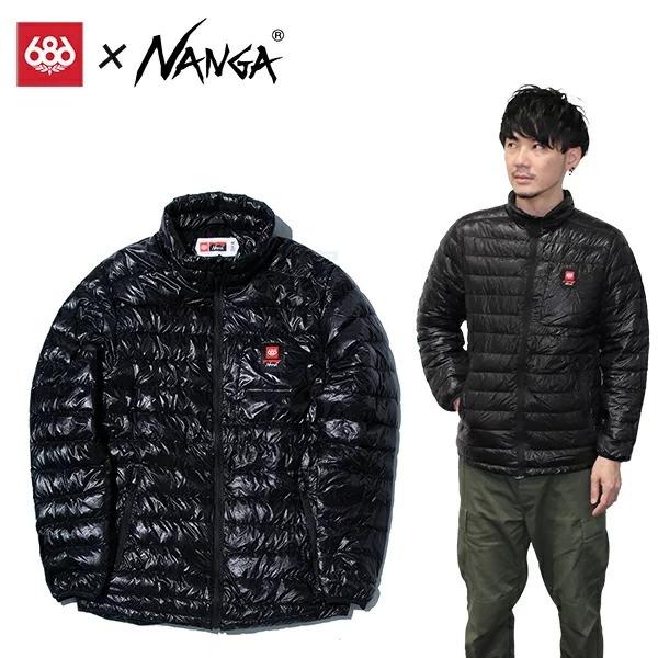 686 NANGA コラボ　ダウンジャケット NANGA（ナンガ） 並行輸入品 × 686 シックスエイトシックス PORTABLE