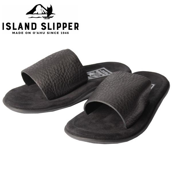  Slipper アイランドスリッパ US7 ブラック ISLAND SLIPPER（アイランドスリッパ） 並行輸入品 サンダル スリッパ
