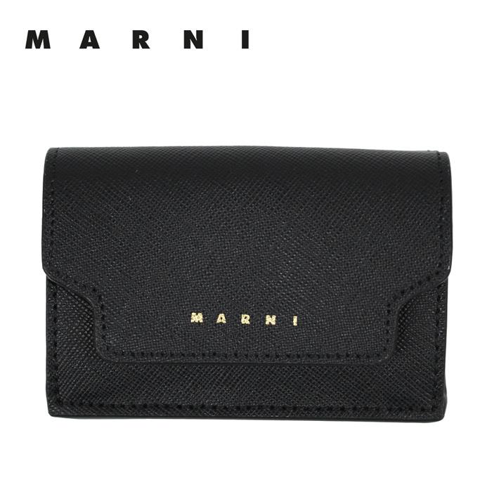 MARNI（マルニ） 並行輸入品 TRUNK TRI COLOR TRIFOLD WALLET トリ