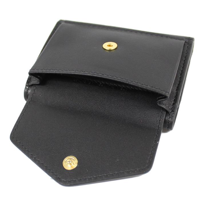 メゾン マルジェラ Maison Margiela 三つ折り財布 レザーブラック MM6 並行輸入品 Maison Margiela メゾン マルジェラ ENVELOPE