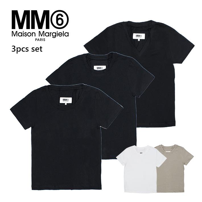 【返品・交換不可】MM6 エムエムシックス メゾンマルジェラ S52GC0280 S24405 半袖Tシャツ レディース パックTシャツ 3枚セット  ホワイト 白 ブラック 黒 母の日 : s52gc0280-s24405 : 雑貨倉庫TOKIA - 通販 - Yahoo!ショッピング