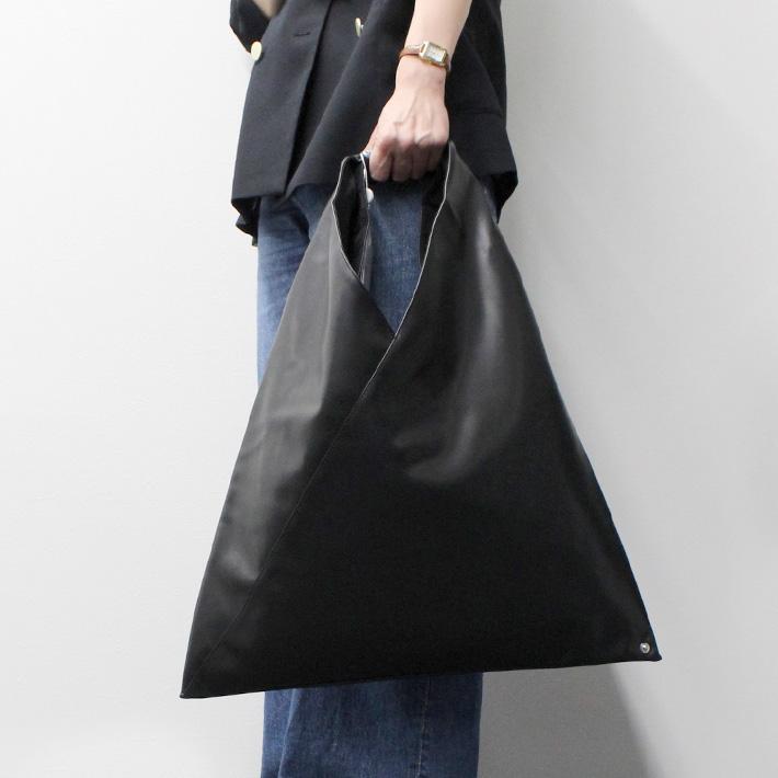 MM6 MAISON MARGIELA ジャパニーズ トートバッグ レザー MM6 Maison Margiela Japanese レザートートバッグ | ブラック