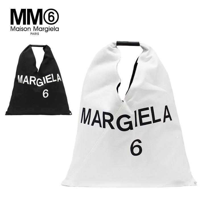 MM6 エムエムシックス マルジェラ JAPANESE BAG ジャパニーズ バッグ ロゴ トートバッグ バッグ ホワイト キャンバス メンズ