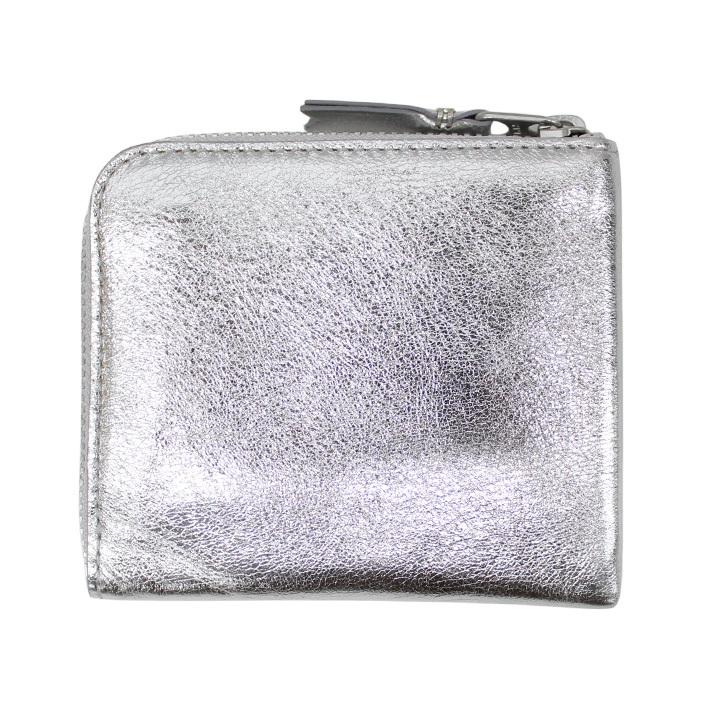 コム デ ギャルソンCOMME des GARCONS ケース シルバー シルバーアイレット カードケース | Wallet COMME des GARCONS (Women