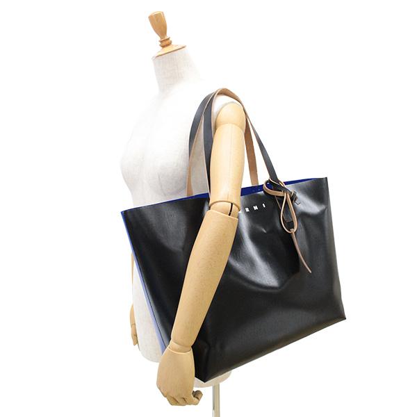 MARNI マルニ PVC TRIBECA HORIZONTAL SHOPPING BAG MARNI マルニ PVC TRIBECA HORIZONTAL SHOPPING BAG