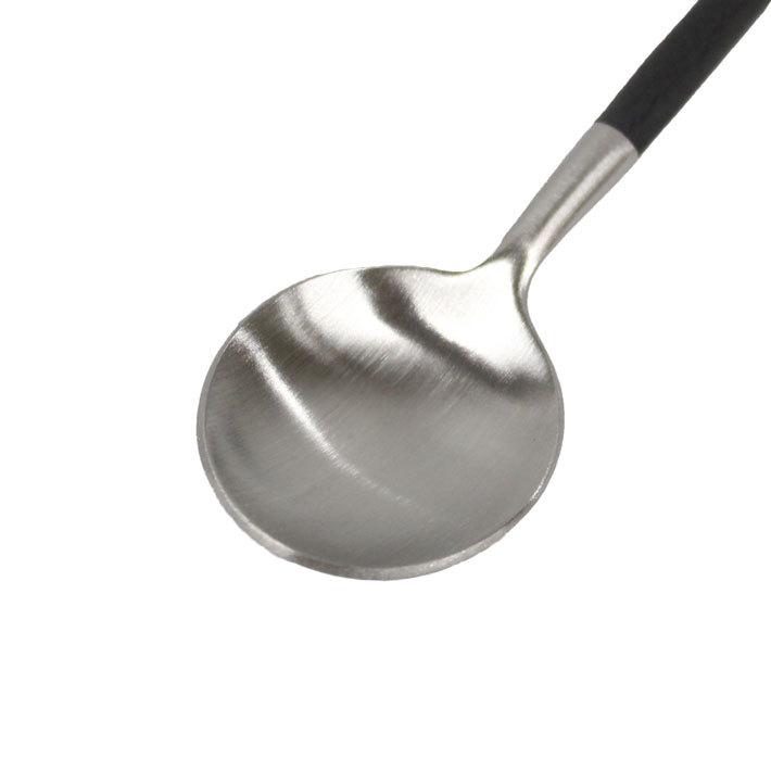 Cutipol クチポール GOA ゴア Tea spoon ティースプーン ブラック 黒 シルバー キッチン用品 スプーン カトラリー おしゃれ 人気 シンプル GO11 ギフト 父の日｜zakka-tokia｜05