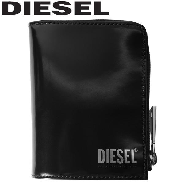 DIESEL（ディーゼル） 並行輸入品 L-12 ZIP L-12ジップ 折り畳み財布