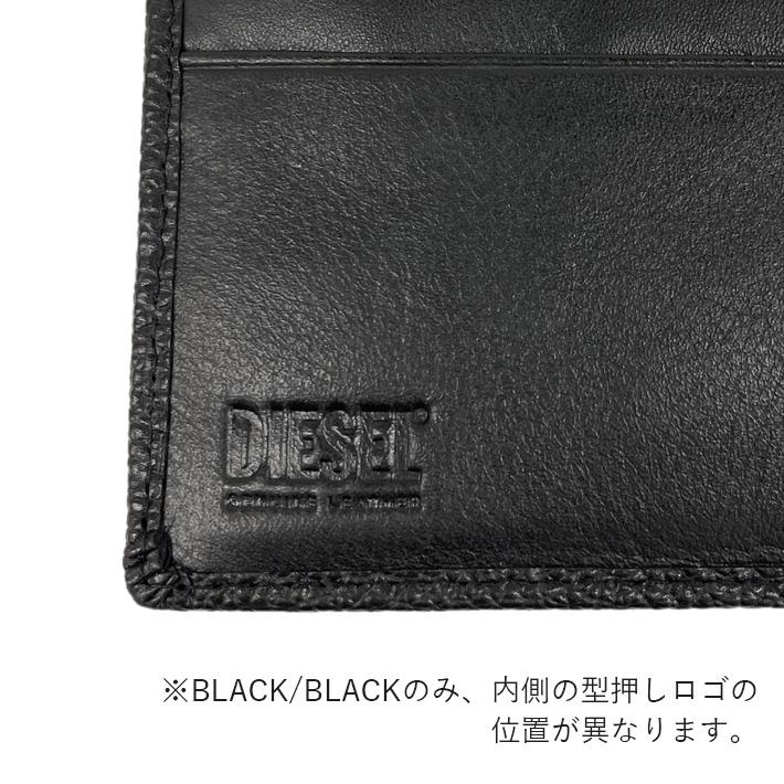 DIESEL ディーゼル HIRESH S.II ハイレッシュS.II 二つ折り財布 メンズ レディース ブラック X08844 P0685 T8013 T8088 H8278 T2184 レザー 父の日｜zakka-tokia｜14