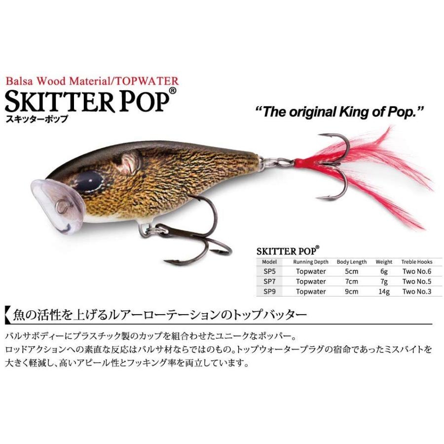 ラパラ Rapala スキッターポップ 9cm 14g ライブフロッグ Skitter Pop Sp9 Fl Kisumupoly Ac Ke