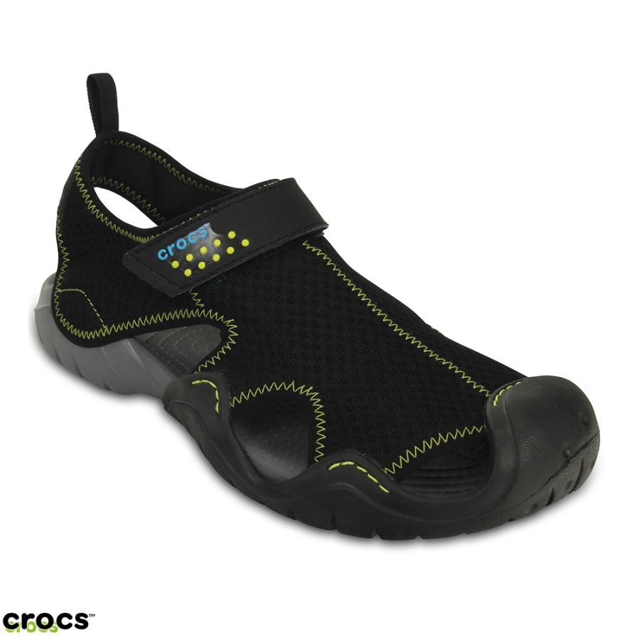 クロックス サンダル メンズ crocs スウィフトウォーター swiftwater ウォーターシューズ 水陸両用 クロッグ 男性 紳士靴