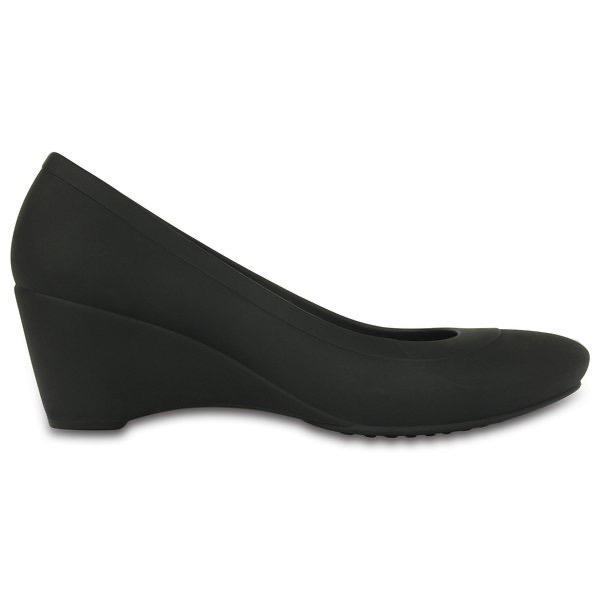 crocs lina wedge 22cm W6 新品 クロックス Amazon.com | Crocs Women's Lina Wedge Pump, Navy, 4 M US