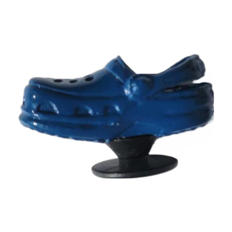 jibbitz crocs クロックス シューズ型 サンダル型 ネイビー 立体 jibbitz0013パレット姫路 通販