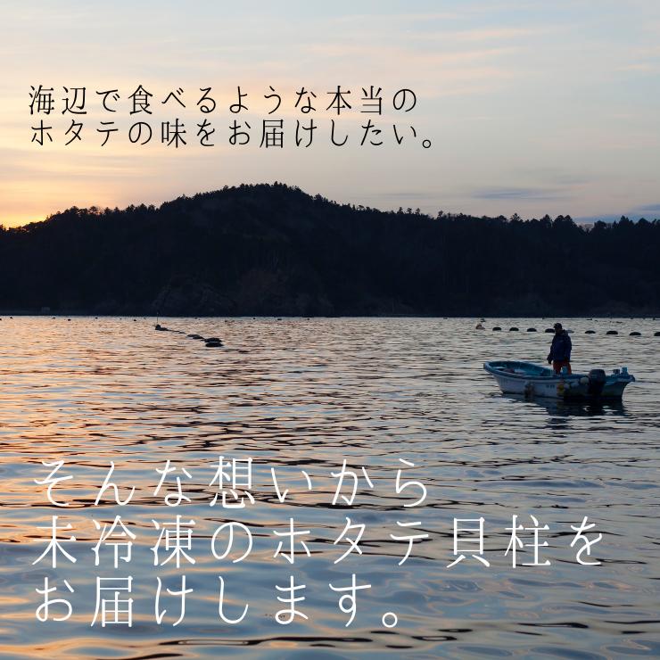 【今朝採りプレミアム生貝柱300ｇ】現在9〜12玉 海の幸 三陸宮城女川 ホタテ貝柱 ほたて 刺身用 産地直送 支援品 高級品 お取り寄せグルメ 海鮮 食べ物 ギフト｜zakka-ya-oh｜04