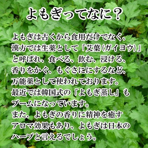 よもぎ 風呂茶 ５包入 国産 無農薬 で栽培しています 奈良東吉野産100%  15gX５包x２個セット 送料無料｜zakka-yasan｜04