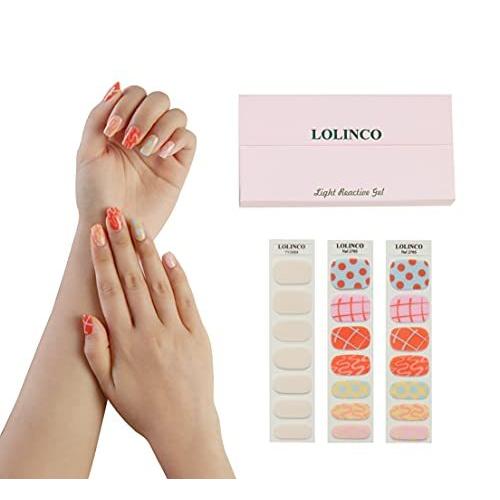 Lolinco ネイルグレーズ ジェルネイルシール ネイルシール ネイルステッカー 硬化タイプ ライト必要 貼って固める 長持ち 接着強い セルフネイ S 2530 ザッカ123 通販 Yahoo ショッピング