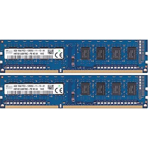 Hynix HMT451U6BFR8C-PB 8GB 2 x 4GB PC3-12800U DDR3 1600 CL11 Desktop Memory