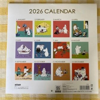 MOOMIN（ムーミン） 2026年ムーミン原画ウォールカレンダー