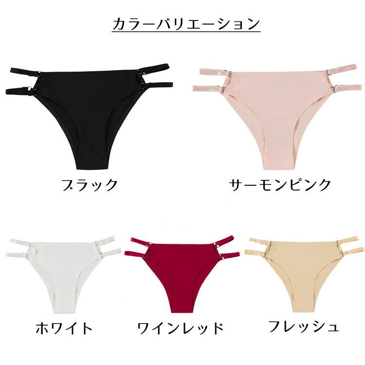 ショーツ スタンダード 紐 セクシー レディース 吸湿通気 柔らかい 紐パン かわいい ランジェリー ストレッチ フィット 上品 優雅 オシャレ セール｜zakkacity｜25