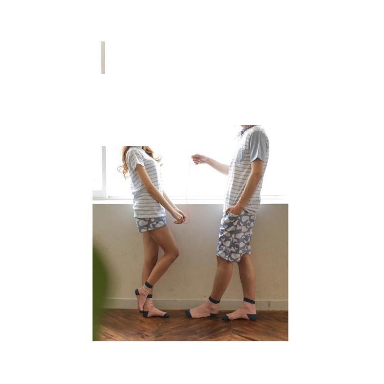 294円 かわいい 在庫処分 訳あり ペアパジャマ 綿パジャマ コットン 半袖 夏春秋ペアルームウエア オシャレ オリジナルプリント セール