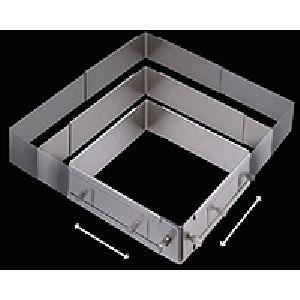 サイズ調節可能なスライド式 スイーツ ケーキ パン用焼き型 業務用 ステンレス製 パズルパン 大サイズ 正方形 Kawa Zakkacocker 癒し系生活雑貨 通販 Yahoo ショッピング