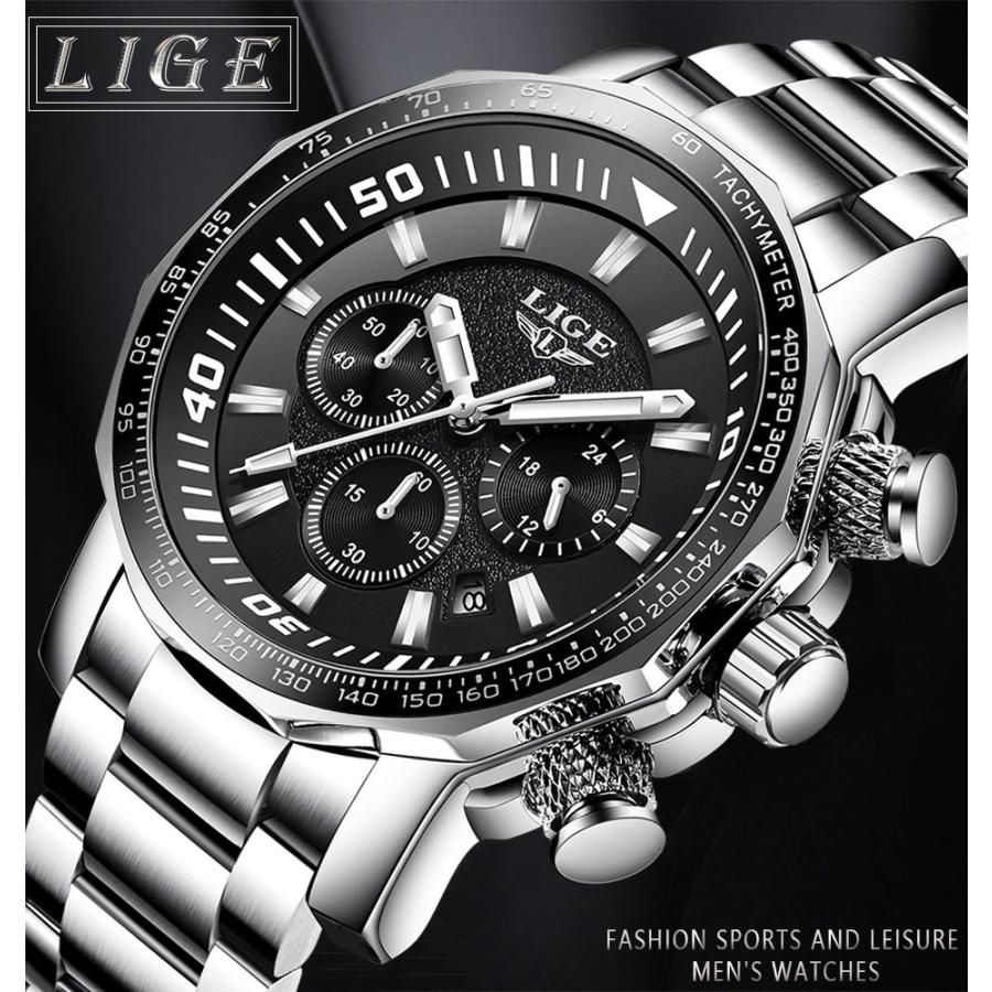 2020 ligeトップブランドの高級時計男性ミリタリースポーツ防水腕時計