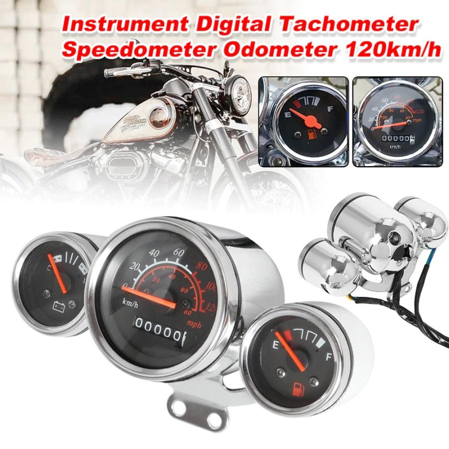 FAVOMOTO タコメーター バイク 汎用 電気式 オートバイ用タコメーター 測定の範囲1-13000 12V 通販