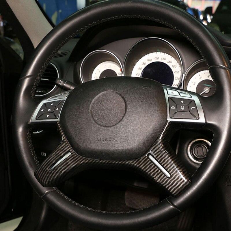 メルセデスベンツ W212 X166 W166 W204 C180 C200 ステアリングホイール フレーム トリム カバー ステッカー