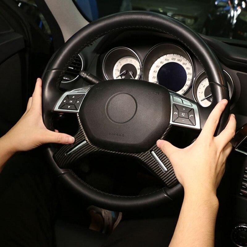 メルセデスベンツ W212 X166 W166 W204 C180 C200 ステアリングホイール フレーム トリム カバー ステッカー