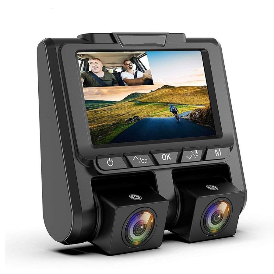 ドライブレコーダー 安全運転機能 ADAS 360度 デュアル4K 1080P wifi搭載 GPS搭載170度広角 駐車監視 常時録画 動体