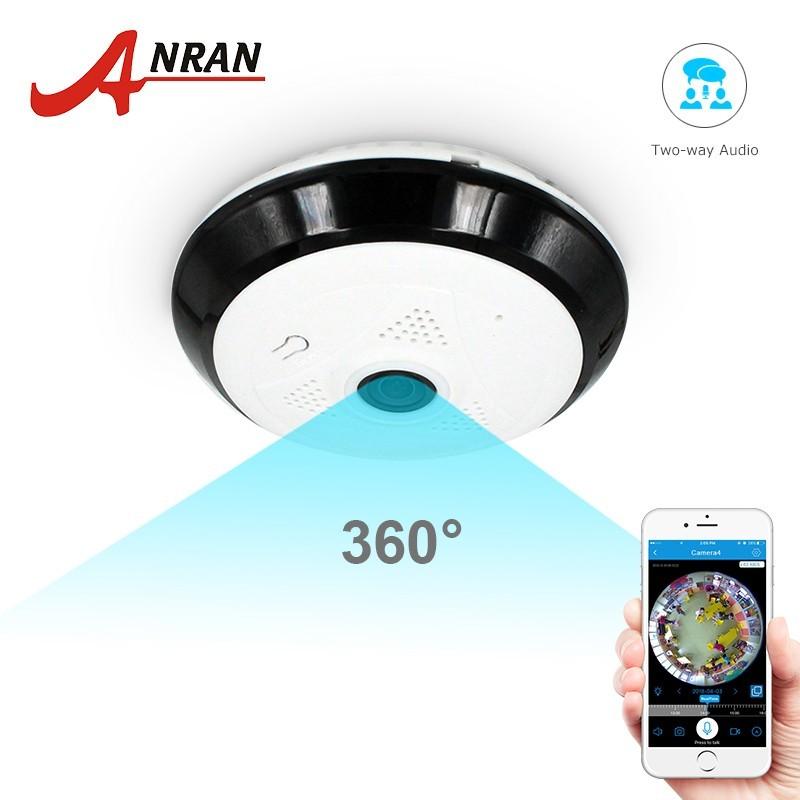 ANRAN 960P Wifi カメラ 360 度 Panoramic カメラ Home 警備 Video 監視 Night Bundle1