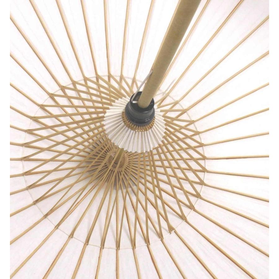 上品 中判 踊り番傘 和傘 白無地 : 雑貨ハウスプラス - 通販 - Yahoo