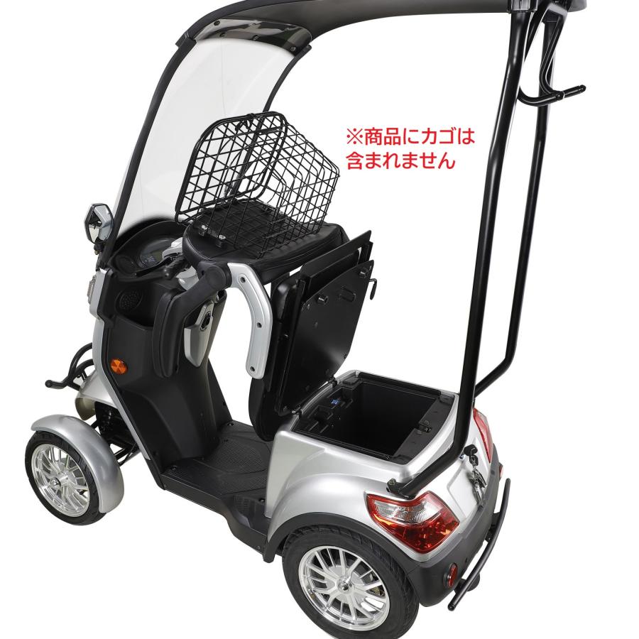 電動ミニカー ポゼ4wRoof-L(シルバー) (原付4輪) 定員1名 電動ミニカー ポゼ4wRoof-L(シルバー) (原付4輪) 定員1名